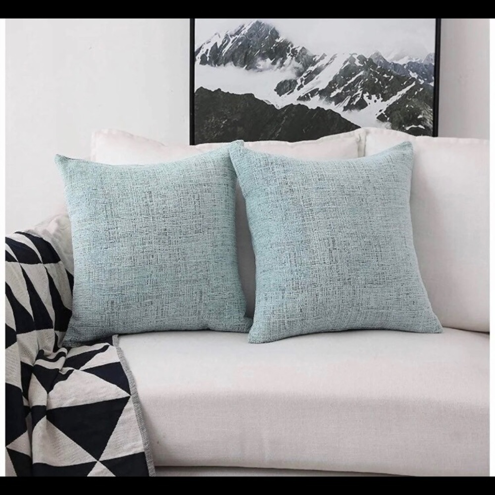 Decorative Pillow Covers for Couch Throw Pillow Covers Sofa Bench, 2 Packs